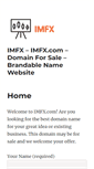 Mobile Screenshot of imfx.com